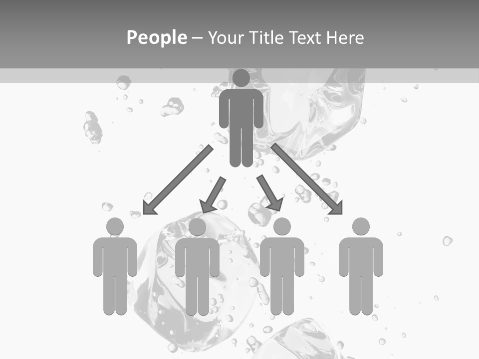 Ice Light Stack PowerPoint Template