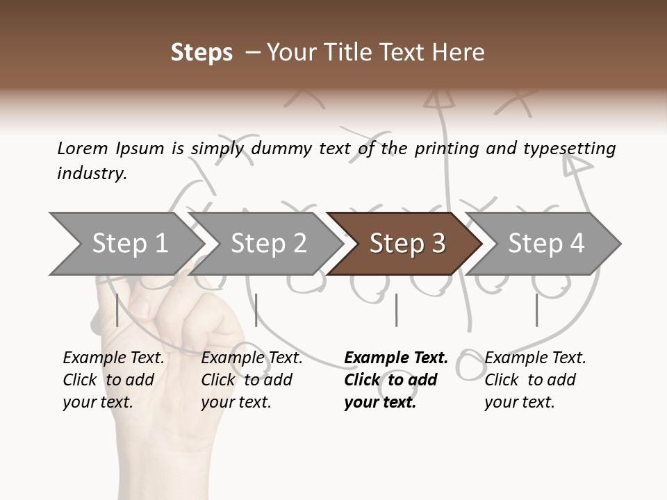 Moving Down American Football Practicing PowerPoint Template