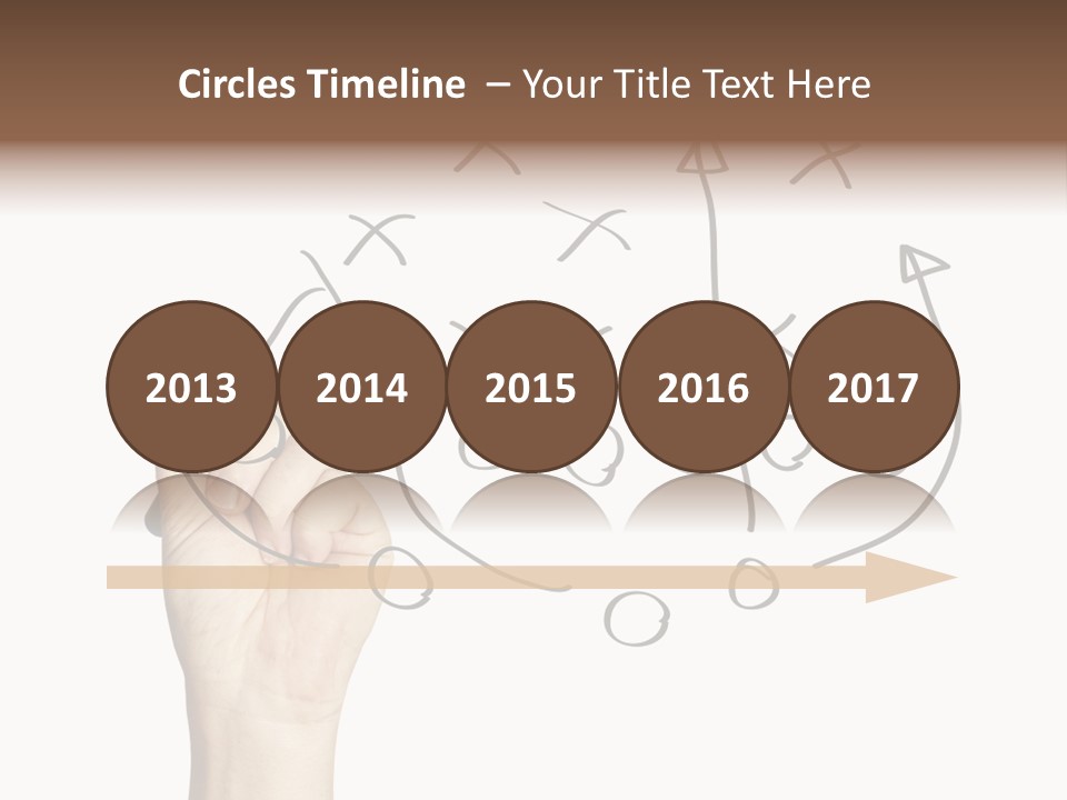 Moving Down American Football Practicing PowerPoint Template