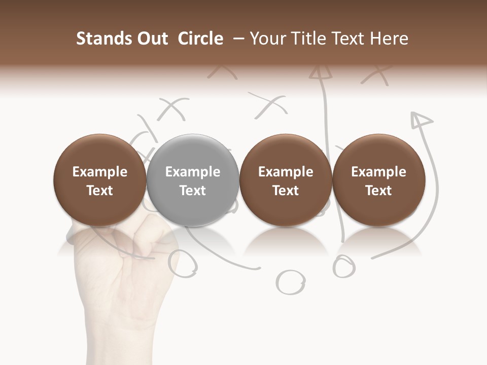 Moving Down American Football Practicing PowerPoint Template