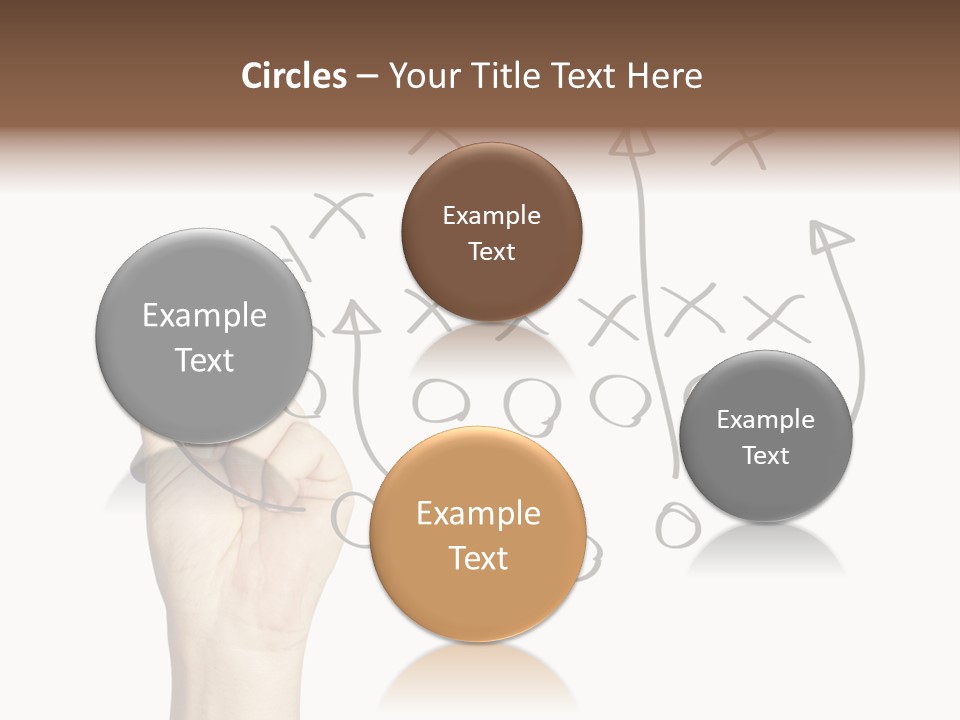 Moving Down American Football Practicing PowerPoint Template
