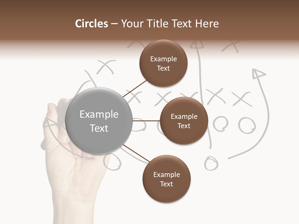 Moving Down American Football Practicing PowerPoint Template