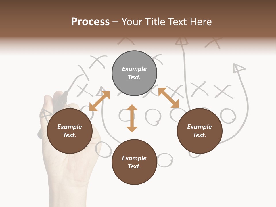 Moving Down American Football Practicing PowerPoint Template