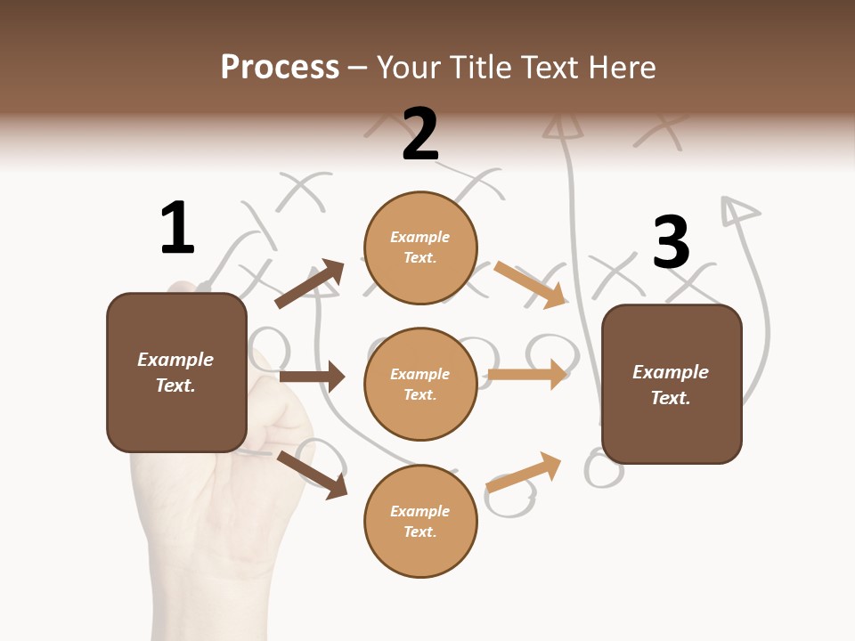 Moving Down American Football Practicing PowerPoint Template