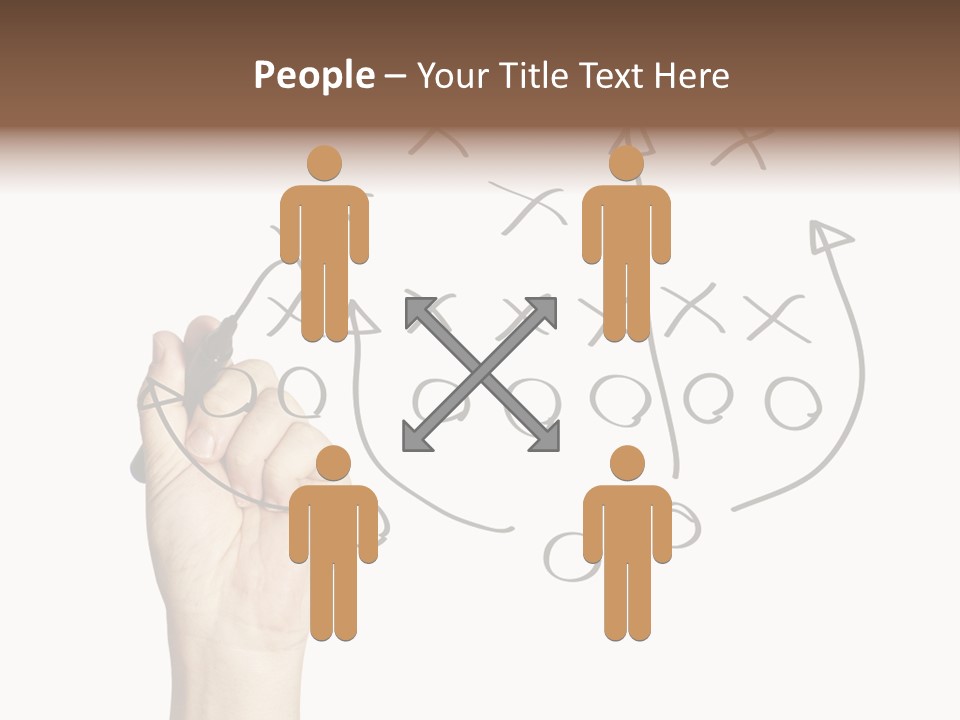 Moving Down American Football Practicing PowerPoint Template