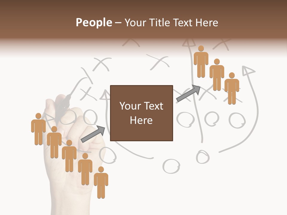 Moving Down American Football Practicing PowerPoint Template