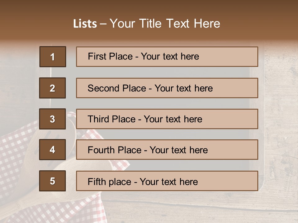 Frame Offer Accessory PowerPoint Template