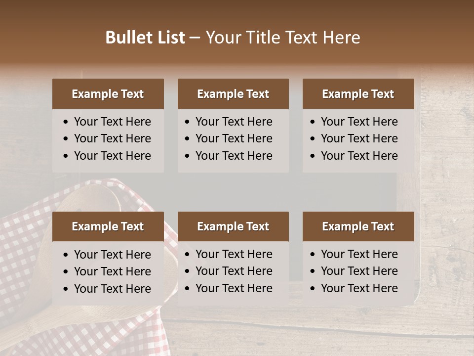 Frame Offer Accessory PowerPoint Template