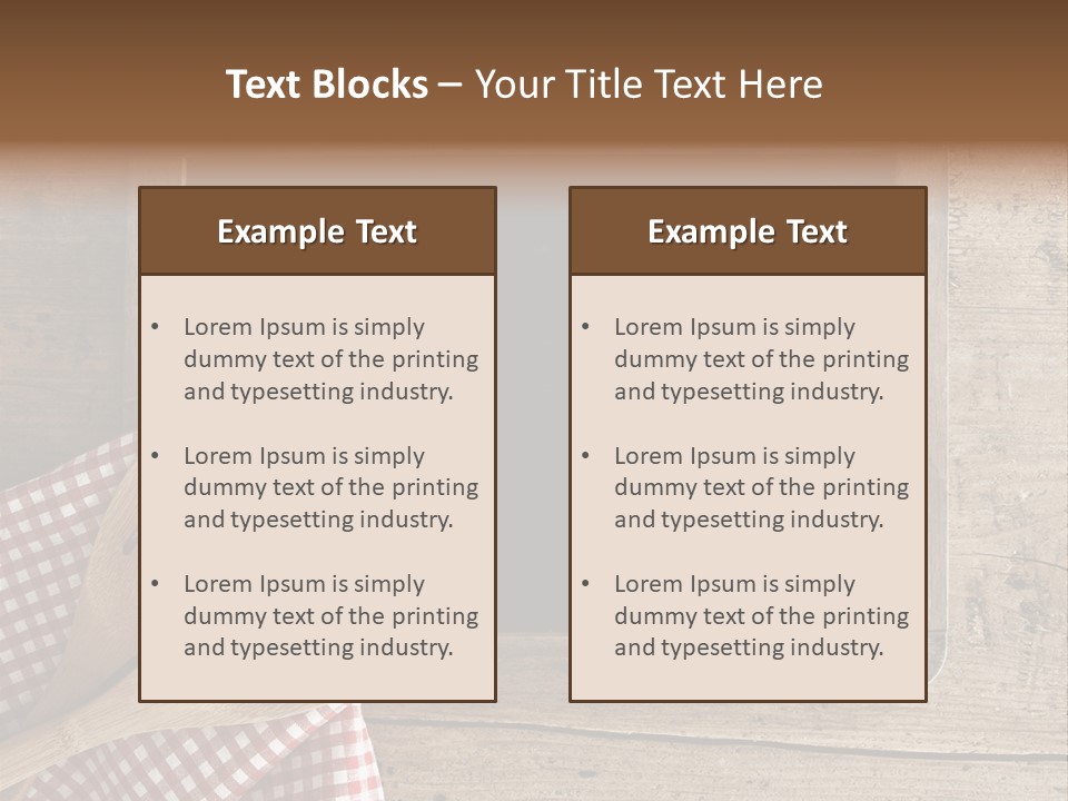Frame Offer Accessory PowerPoint Template