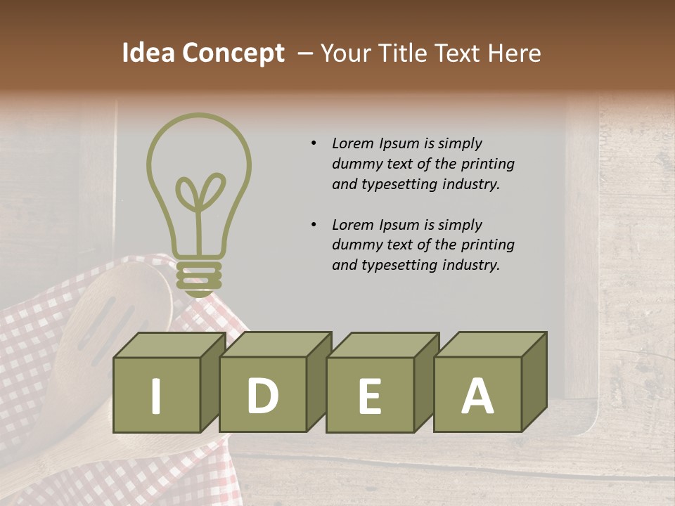 Frame Offer Accessory PowerPoint Template