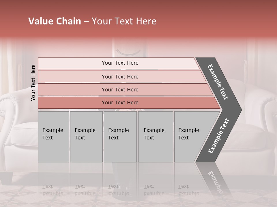 Hide Indoor Divan PowerPoint Template