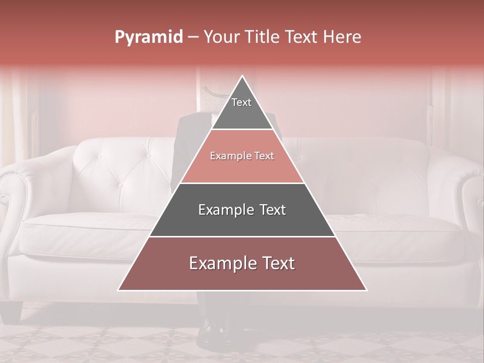 Hide Indoor Divan PowerPoint Template