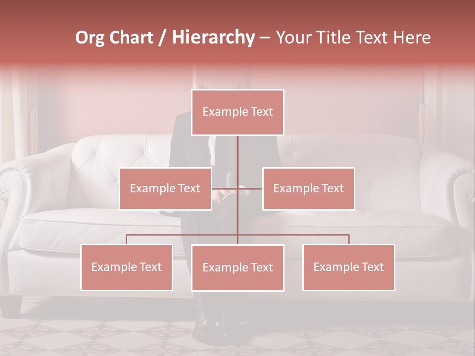 Hide Indoor Divan PowerPoint Template