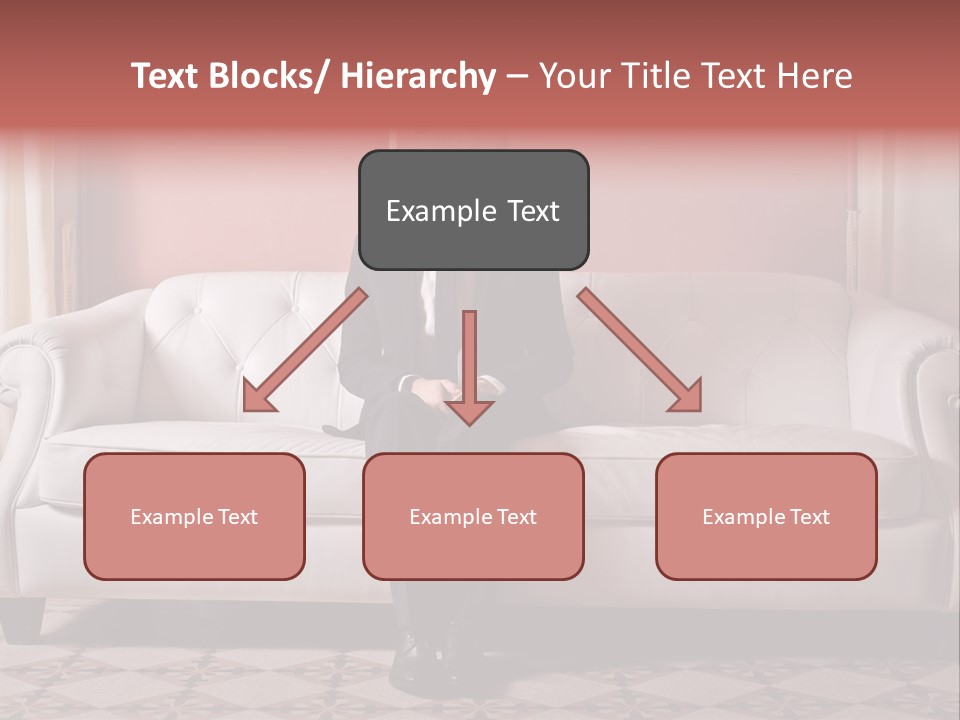Hide Indoor Divan PowerPoint Template