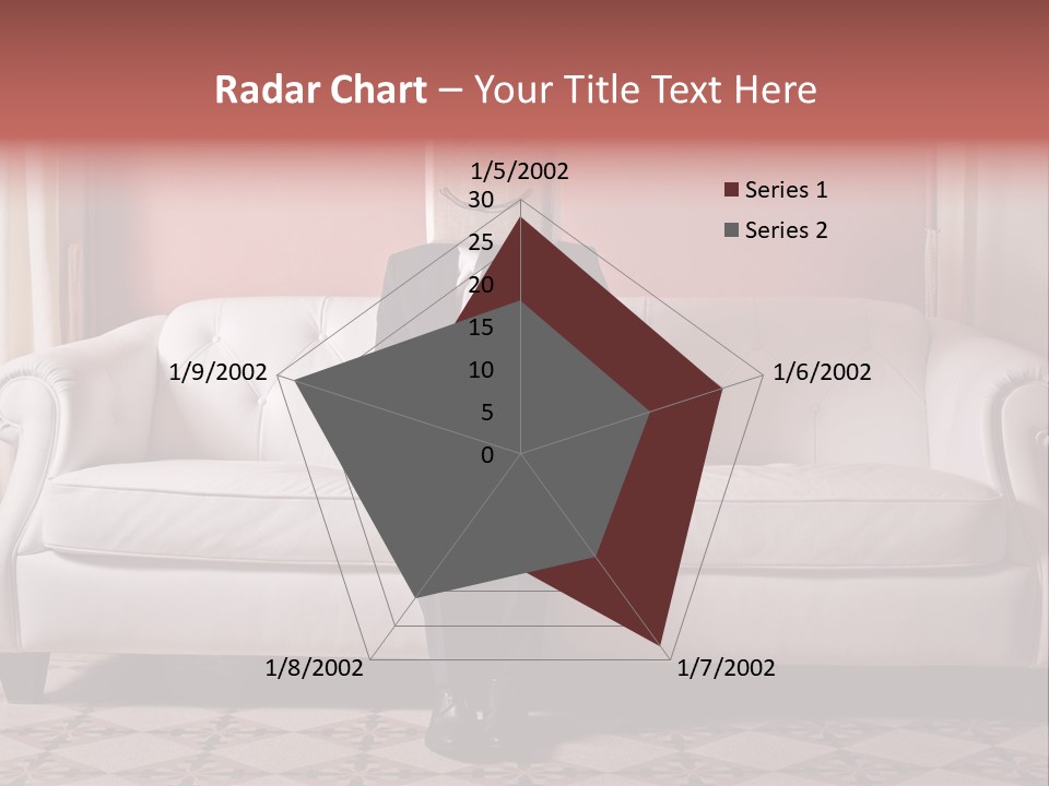 Hide Indoor Divan PowerPoint Template