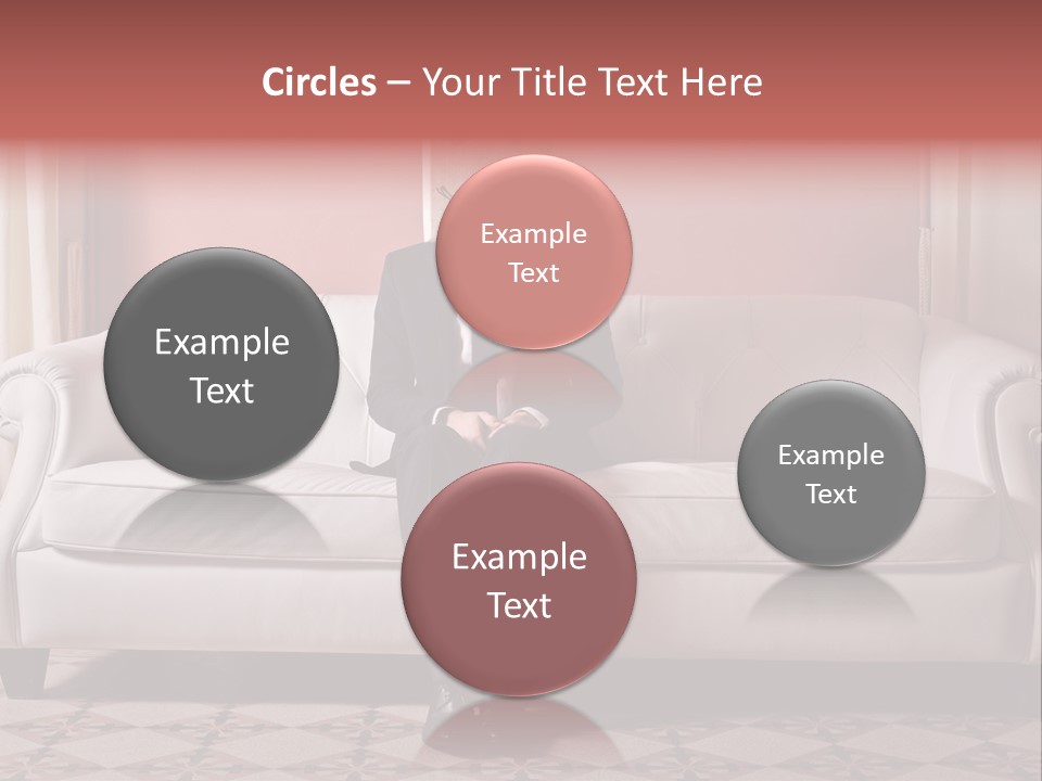 Hide Indoor Divan PowerPoint Template