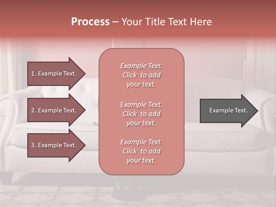Hide Indoor Divan PowerPoint Template