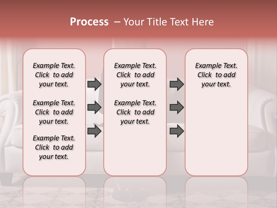 Hide Indoor Divan PowerPoint Template