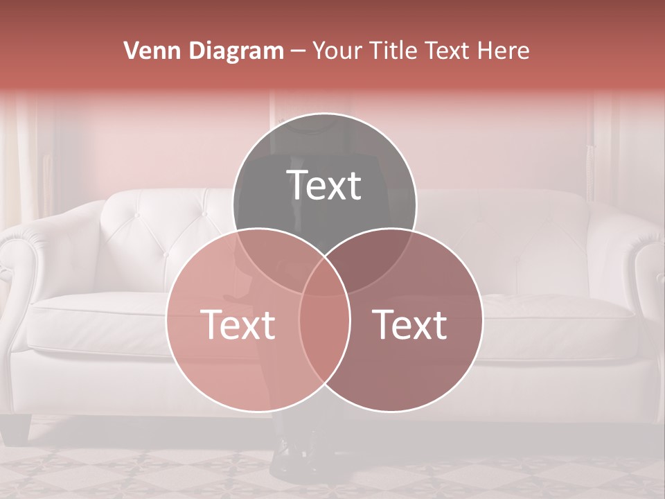 Hide Indoor Divan PowerPoint Template