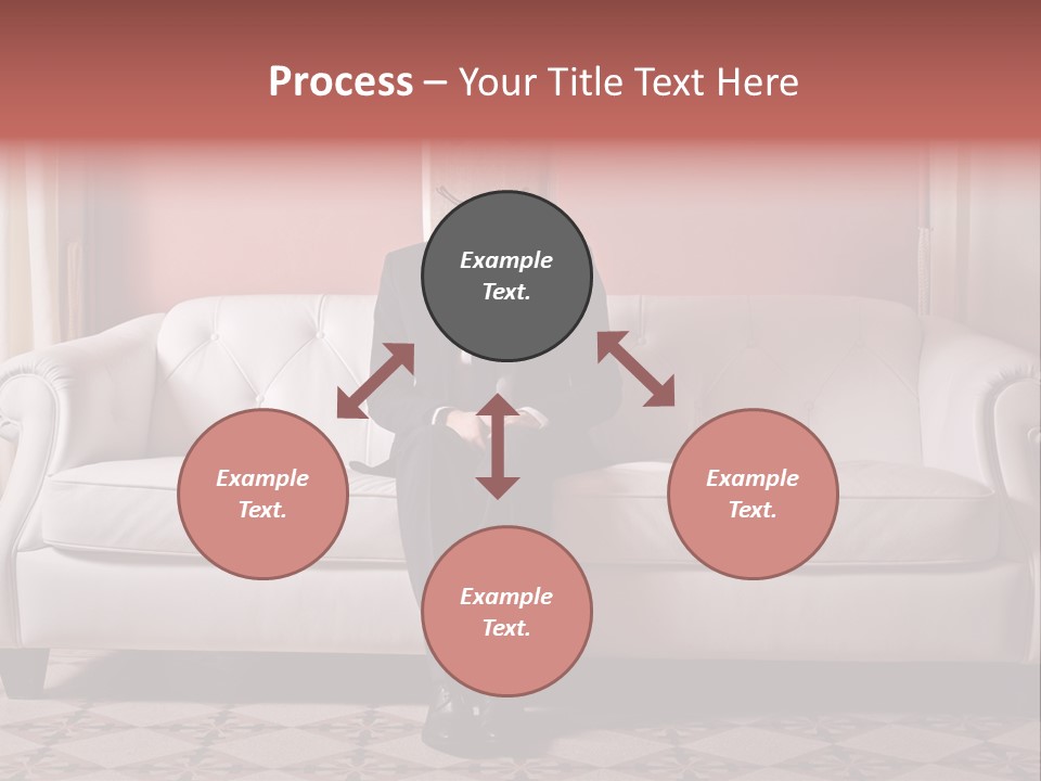 Hide Indoor Divan PowerPoint Template