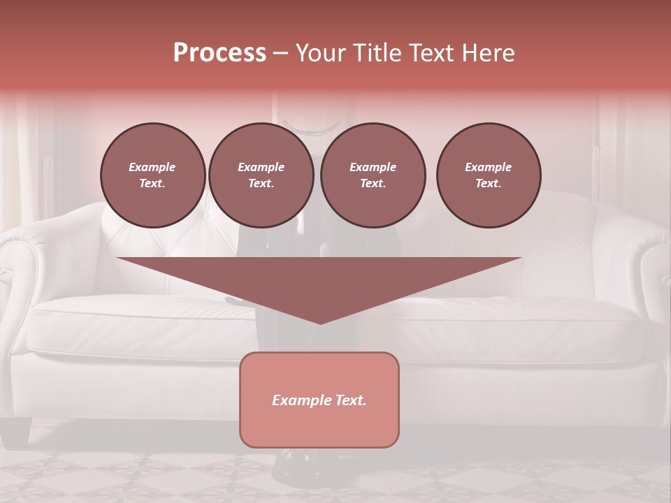 Hide Indoor Divan PowerPoint Template
