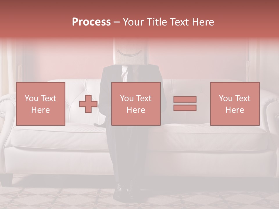 Hide Indoor Divan PowerPoint Template