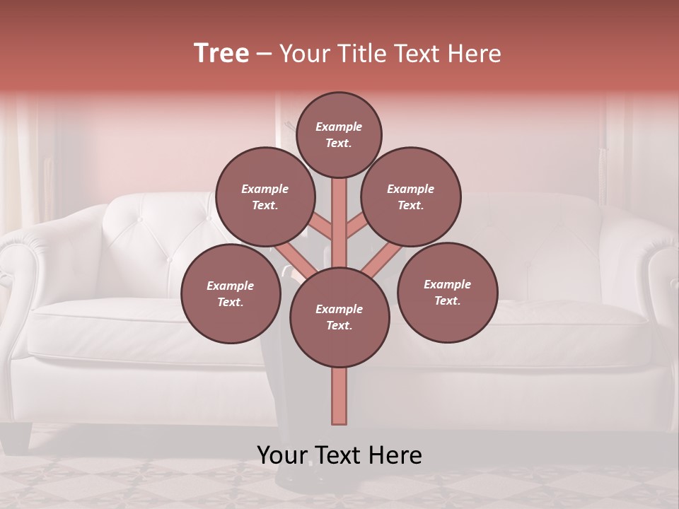 Hide Indoor Divan PowerPoint Template