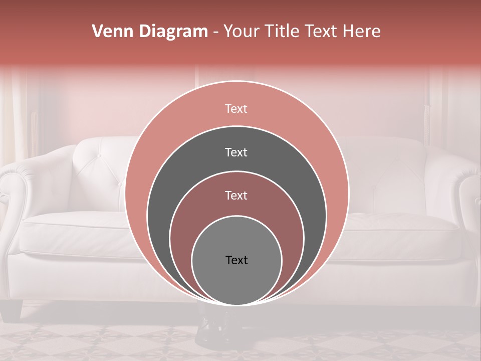 Hide Indoor Divan PowerPoint Template