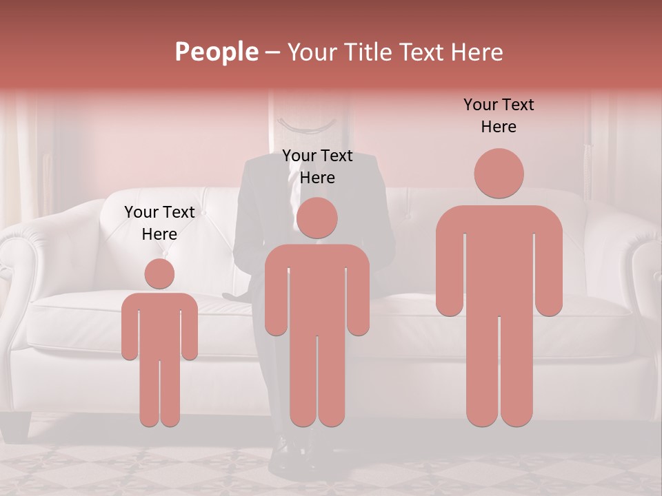 Hide Indoor Divan PowerPoint Template