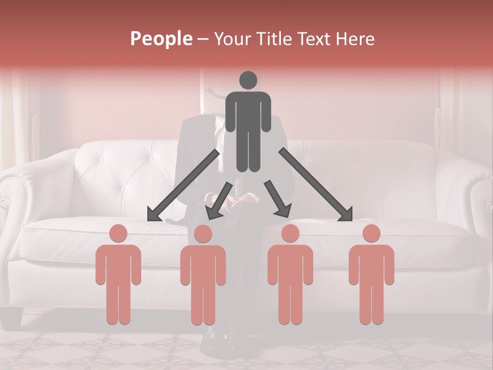 Hide Indoor Divan PowerPoint Template