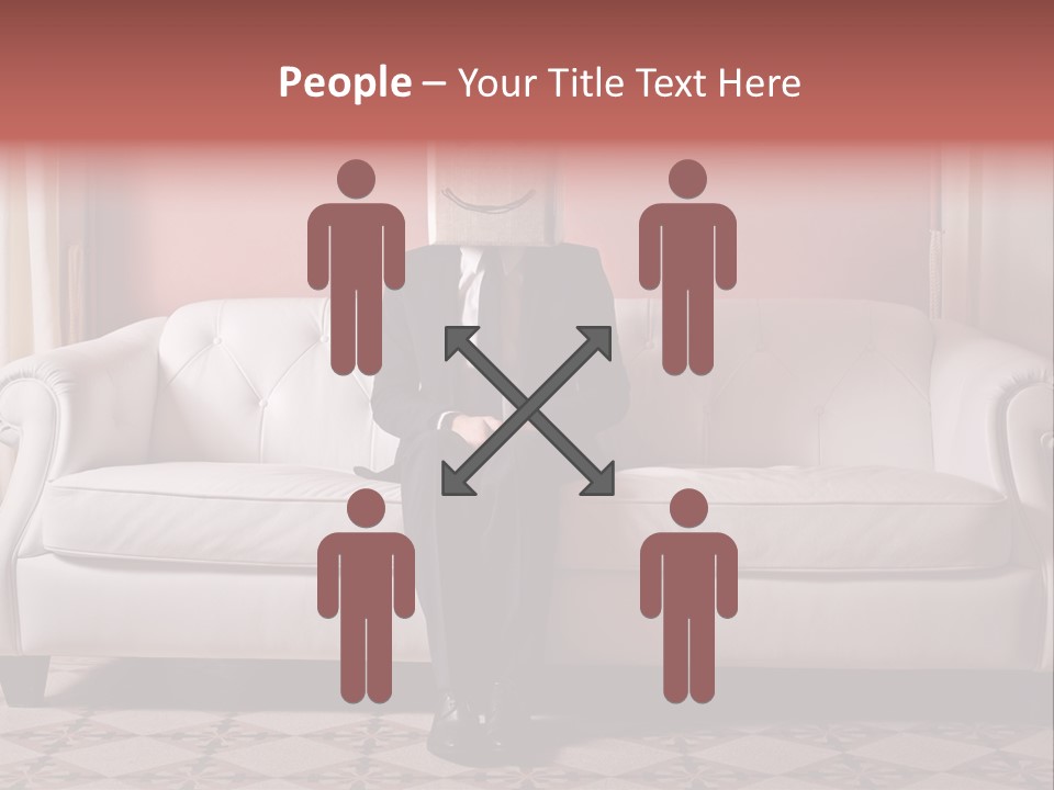 Hide Indoor Divan PowerPoint Template