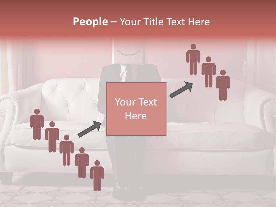 Hide Indoor Divan PowerPoint Template