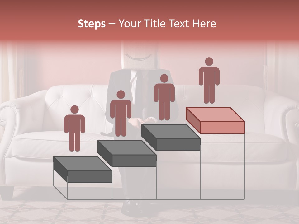 Hide Indoor Divan PowerPoint Template