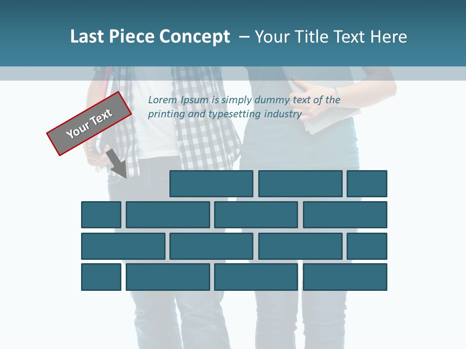 Satisfaction Teenage Thumbs PowerPoint Template