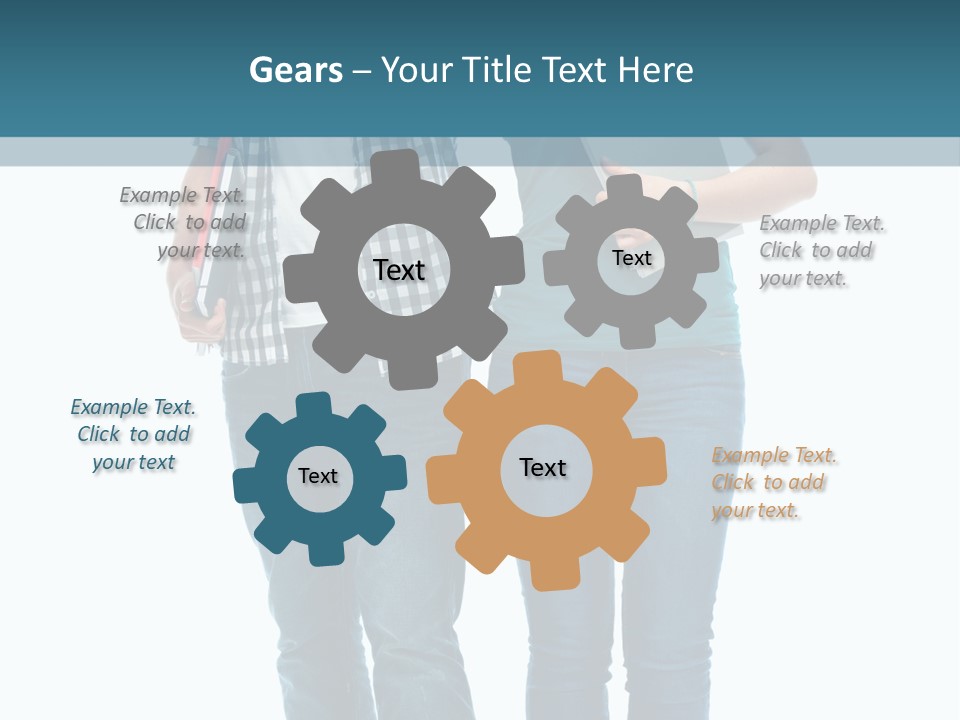 Satisfaction Teenage Thumbs PowerPoint Template