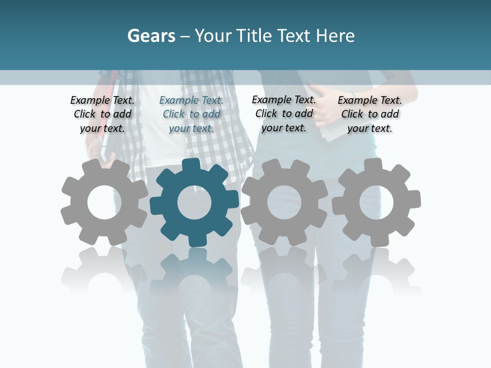 Satisfaction Teenage Thumbs PowerPoint Template