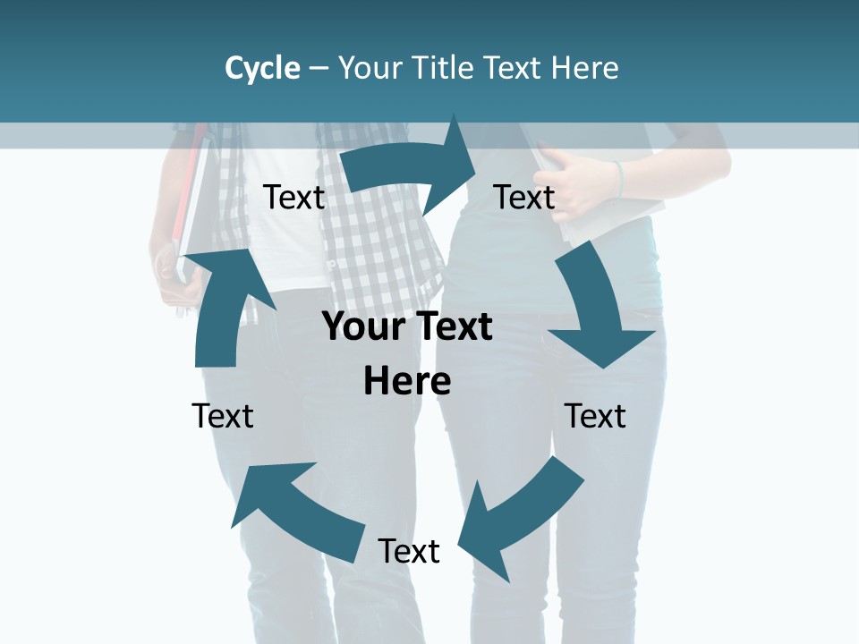 Satisfaction Teenage Thumbs PowerPoint Template