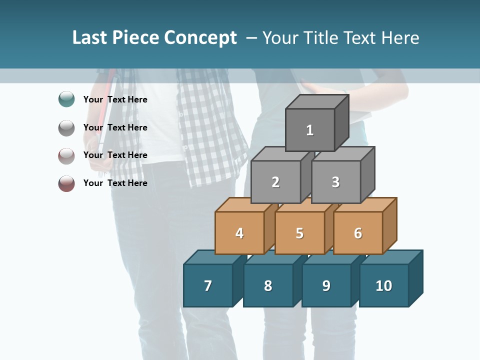 Satisfaction Teenage Thumbs PowerPoint Template