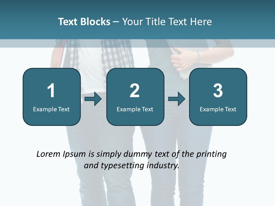 Satisfaction Teenage Thumbs PowerPoint Template