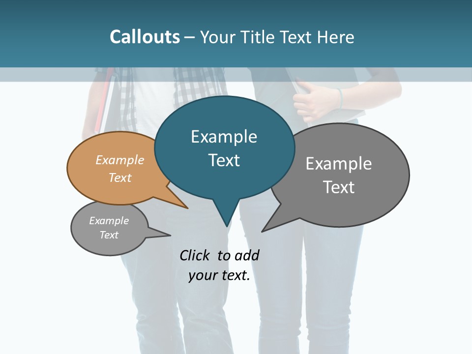 Satisfaction Teenage Thumbs PowerPoint Template