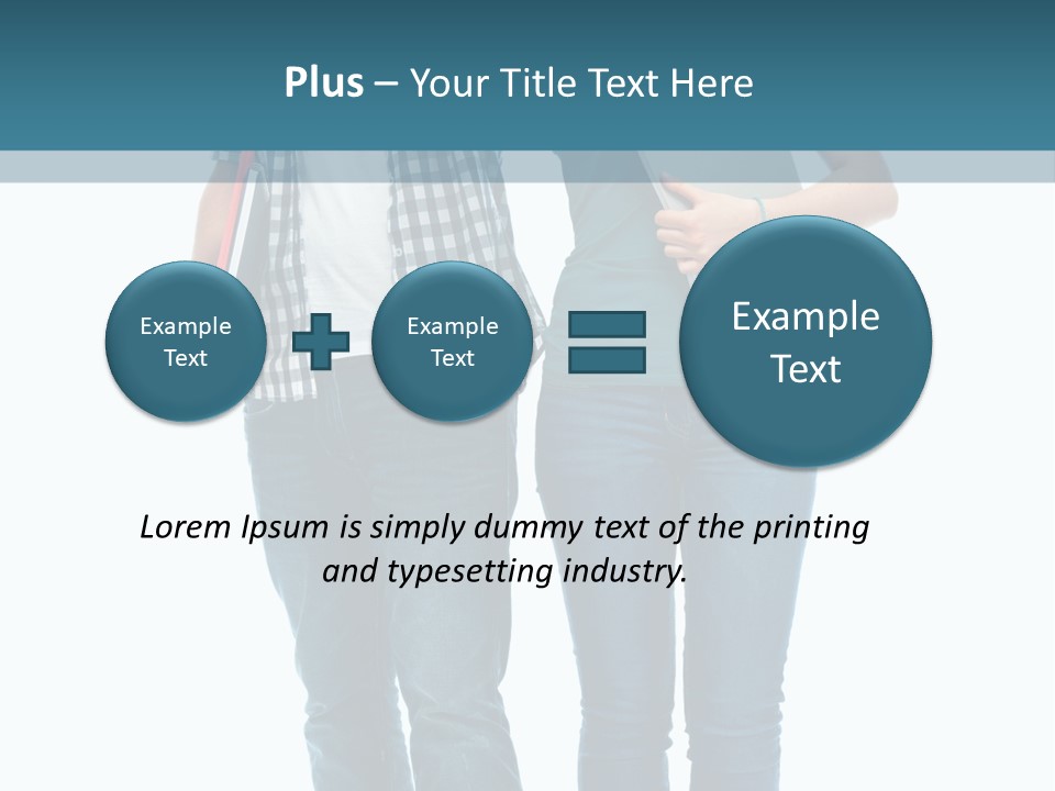 Satisfaction Teenage Thumbs PowerPoint Template