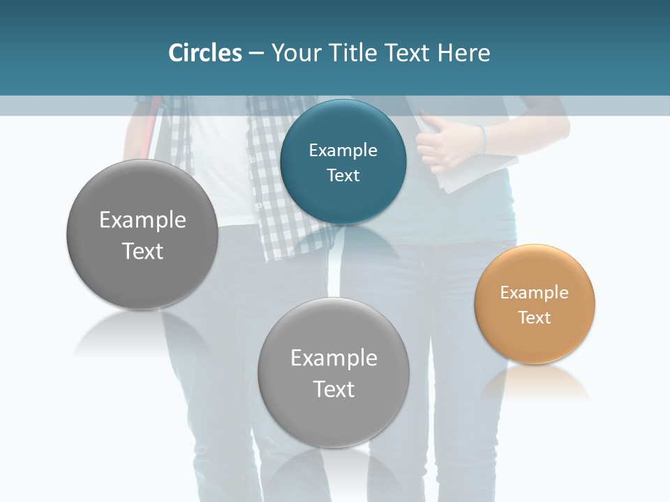 Satisfaction Teenage Thumbs PowerPoint Template