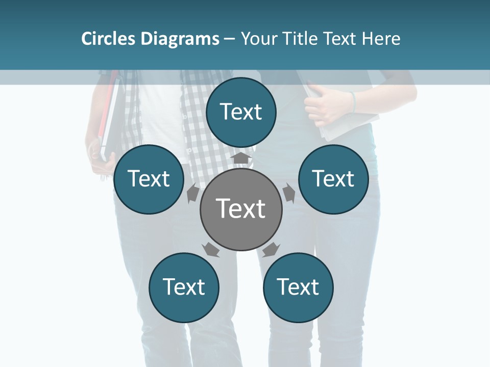 Satisfaction Teenage Thumbs PowerPoint Template