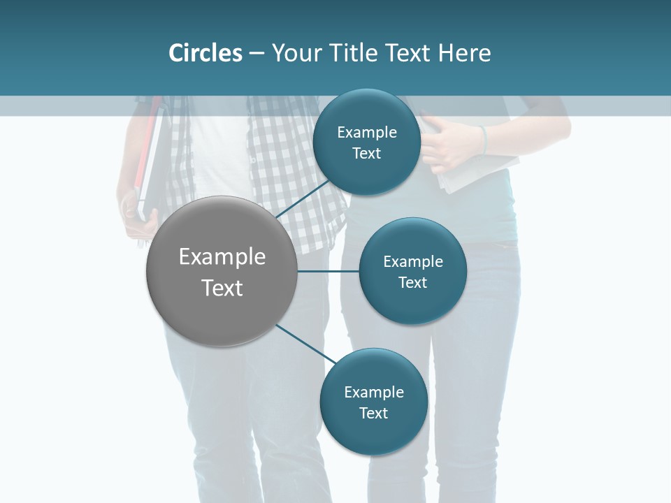 Satisfaction Teenage Thumbs PowerPoint Template