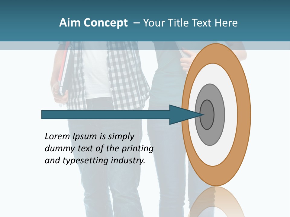 Satisfaction Teenage Thumbs PowerPoint Template