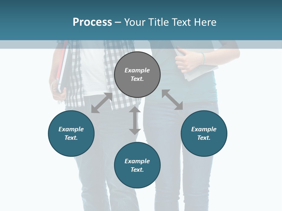 Satisfaction Teenage Thumbs PowerPoint Template