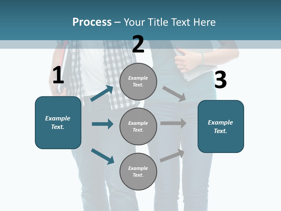 Satisfaction Teenage Thumbs PowerPoint Template