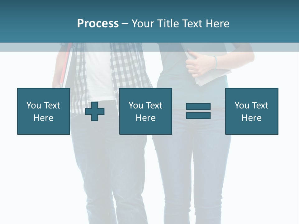 Satisfaction Teenage Thumbs PowerPoint Template