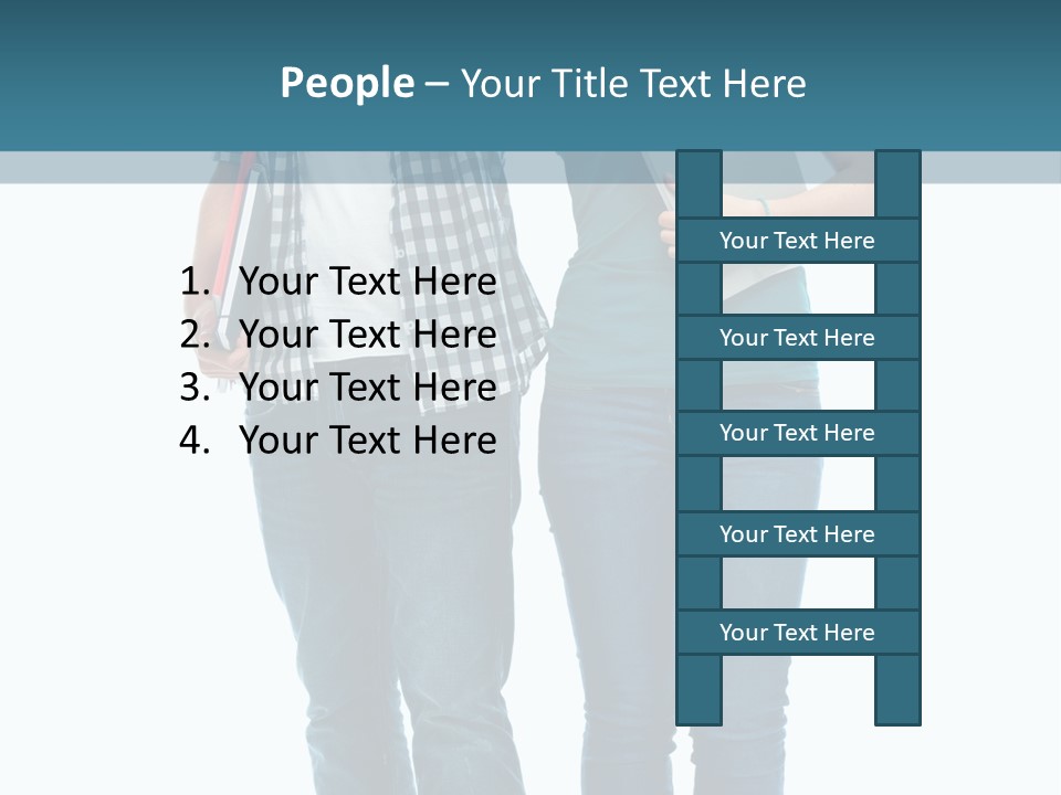 Satisfaction Teenage Thumbs PowerPoint Template