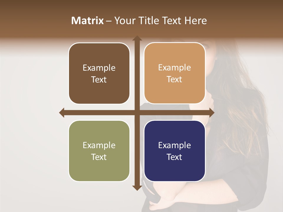 Standing Blue Cute PowerPoint Template